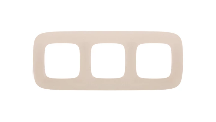 VALENA ALLURE Ramka potrójna kremowy 754313