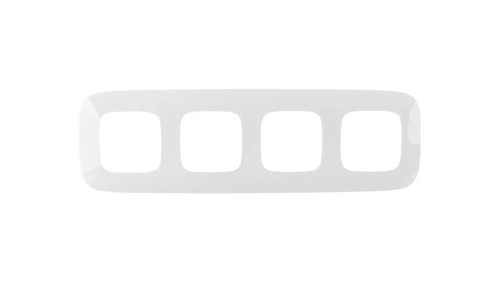 VALENA ALLURE Ramka poczwórna biały 754304