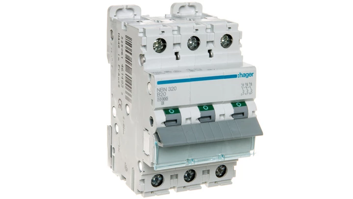 Wyłącznik nadprądowy 3P B 20A 10kA AC NBN320