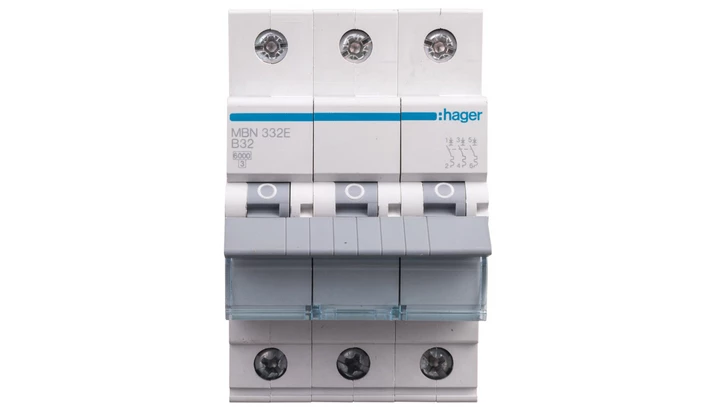 Wyłącznik nadprądowy 3P B 32A 6kA AC MBN332E