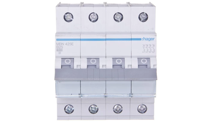 Wyłącznik nadprądowy 4P B 25A 6kA AC MBN425E