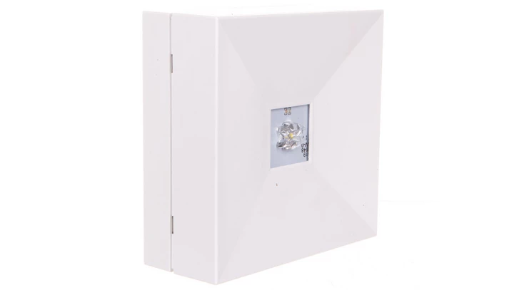 Oprawa awaryjna LOVATO II LED 3W (opt. road) 370lm 1h jednozadaniowa AT biała LV2R/3W/B/1/SE/AT/WH