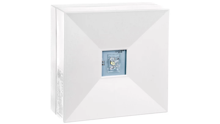 Oprawa awaryjna LOVATO II LED 2W (opt. universal) 270lm 3h jednozadaniowa AT biała LV2U/2W/B/3/SE/AT/WH