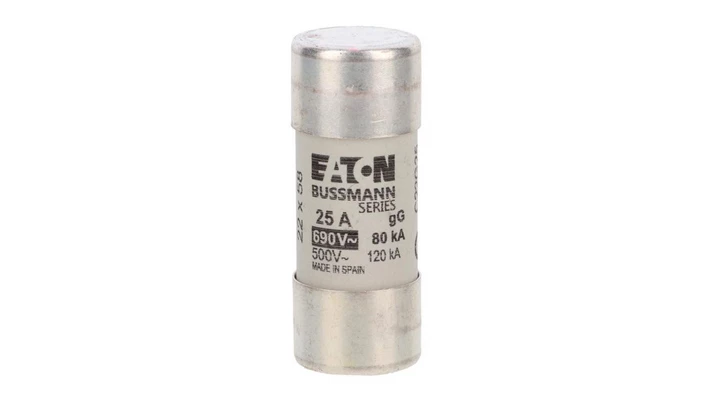 Wkładka bezpiecznikowa cylindryczna 22x58mm 25A gL/gG 690V C22G25