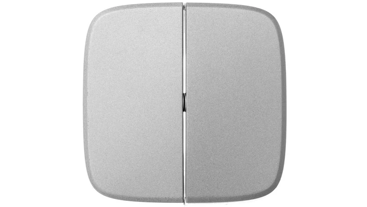 VALENA ALLURE Klawisz przycisku no/nc cięgnowy aluminium 755027