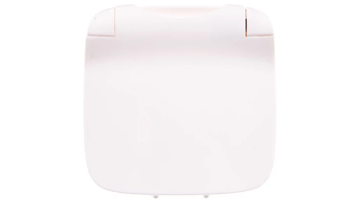 VALENA ALLURE Plakietka gniazda pojedynczego 2p+z z klapką biały 754865