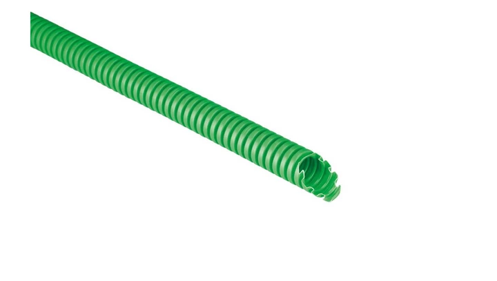 Rura karbowana 750N zielona samogasnąca PV UV fi 20/15 ECTC1520VE /100m/