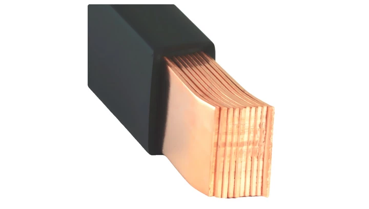 Szyna miedziana MOFLEX 20x1x10 200mm2 In=783A 2m MMC0201001