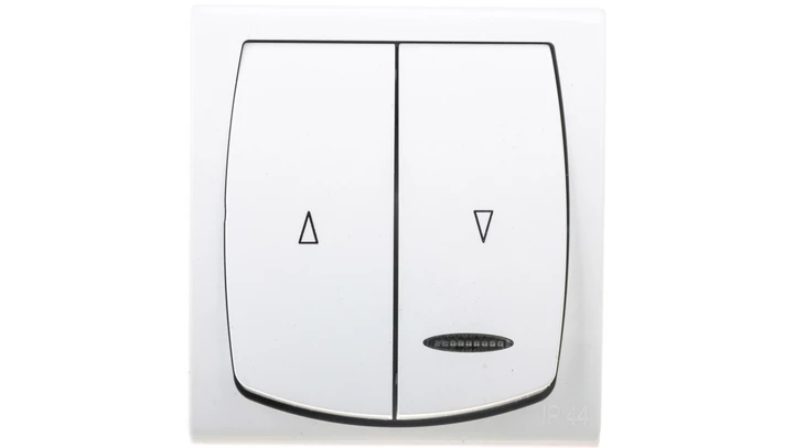 MADERA Łącznik hermetyczny żaluzjowy z podświetleniem IP44 biały ŁNH-7NS/00