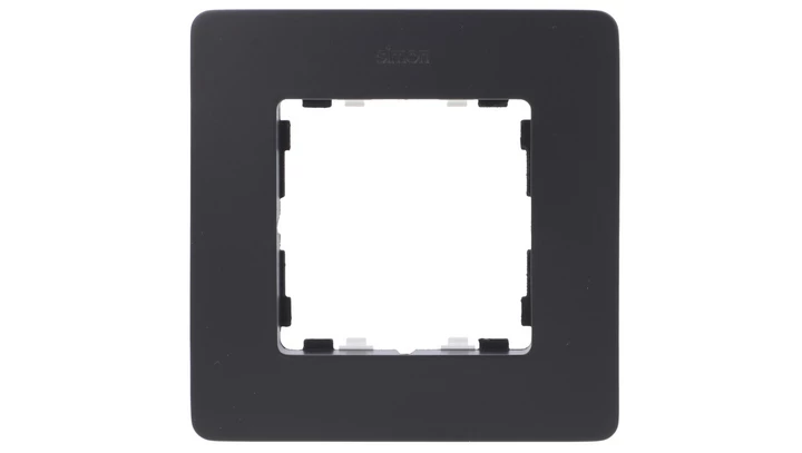 Simon Detail 82 Ramka pojedyncza Detail ORIGINAL-air GRAFIT / podstawa Biała 8200610-038