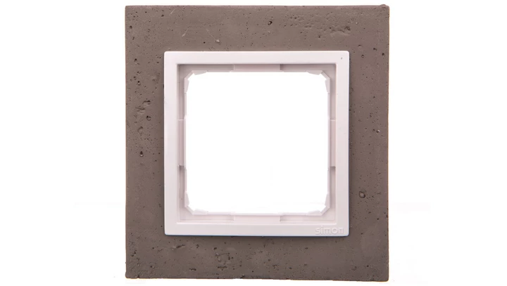 Simon 54 Nature Ramka pojedyncza beton - LA STRYKO DRN1/95