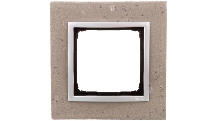 Simon 54 Nature Ramka pojedyncza beton - MOKRA ROBOTA DRN1/96
