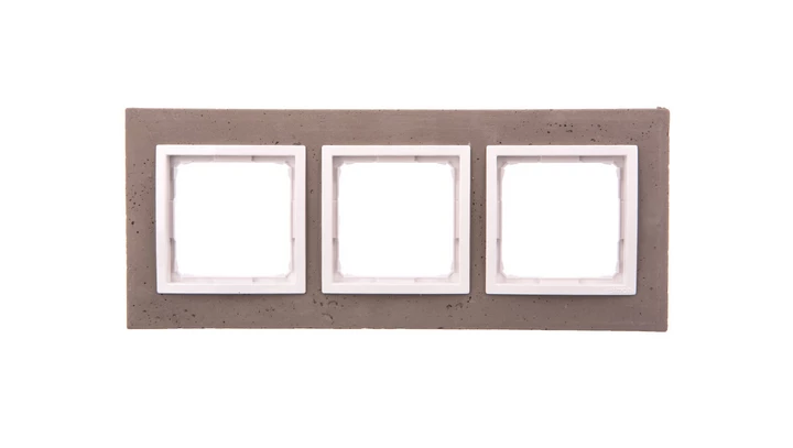 Simon 54 Nature Ramka potrójna beton - LA STRYKO DRN3/95
