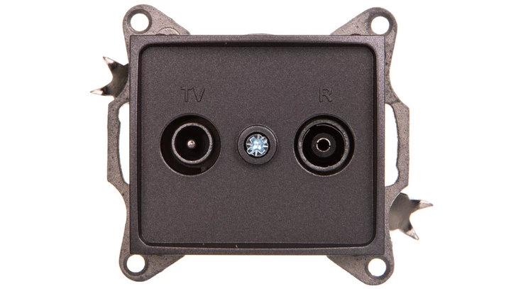 DOMO Gniazdo RTV końcowe grafit 011330041 24923