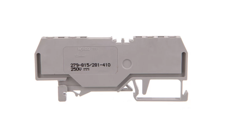 Złączka szynowa 4-przewodowa diodowa 1,5mm2 szara 279-815/281-410 /100szt./