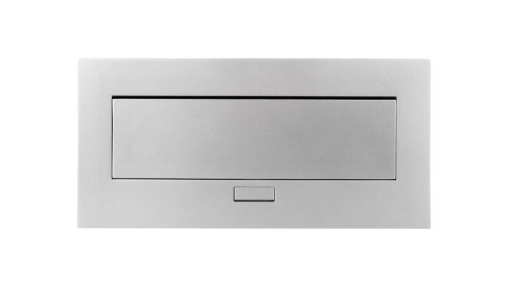 Przedłużacz biurkowy 223x108mm 3x gniazdo SHUCKO aluminium AE-PB03GS-53