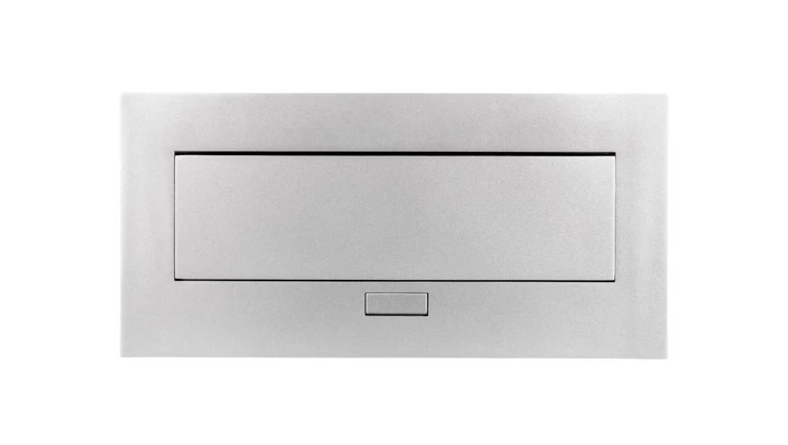 Przedłużacz biurkowy 223x108mm 3x gniazdo z uziemieniem aluminium AE-PB03GU-53