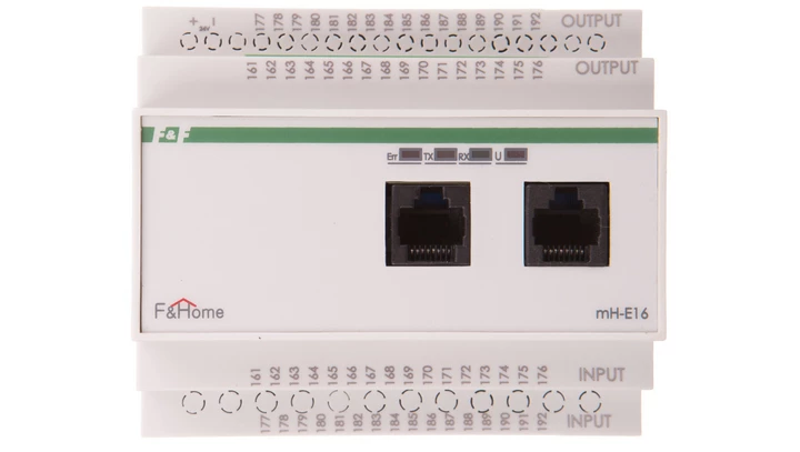 FHome Moduł 16 wejść + wejść urządzeń silnikowych 24V DC mH-E16 LEVEL 2