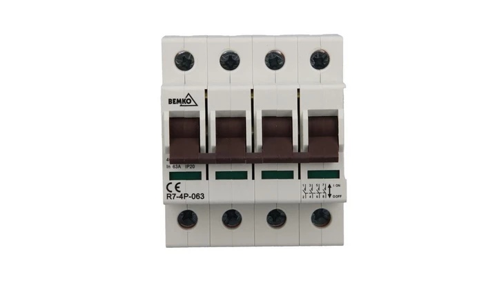 Rozłącznik bezpiecznikowy 4P 63A A10-R7-4P-063