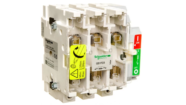 Rozłącznik bezpiecznikowy cylindryczny 3P 14x51mm GS1FD3