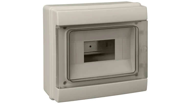 Rozdzielnica modułowa 1x8 natynkowa hermetyczna IP65 (z N+PE) C.14508