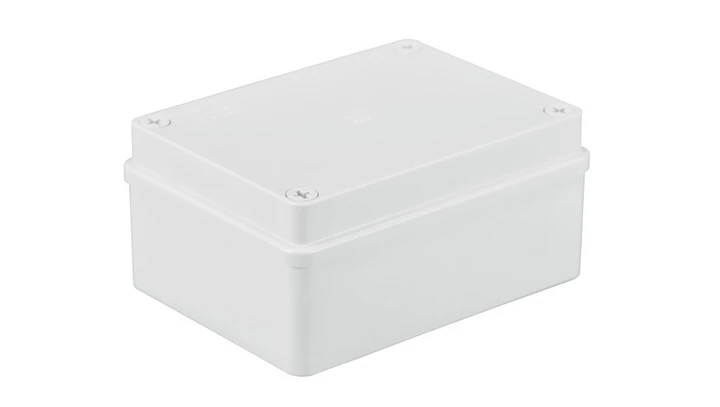 Puszka n/t hermetyczna 150x110x70 bez dławików IP56 biała S-BOX 316B