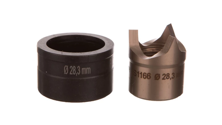 Wykrojnik do blachy stalowej nierdzewnej okrągły fi dziurkownika 28,3mm PG21 4055.128