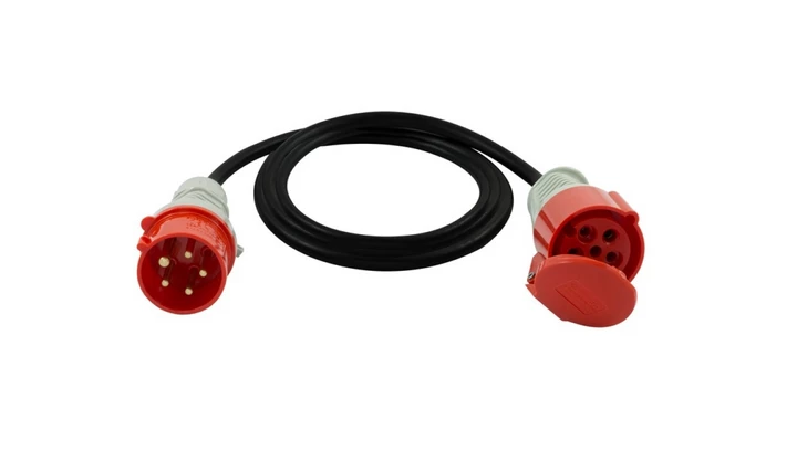 Przedłużacz 1-gniazdo 10m 16A/5P H07RN-F 5x2,5 SP5-16-2,5-10