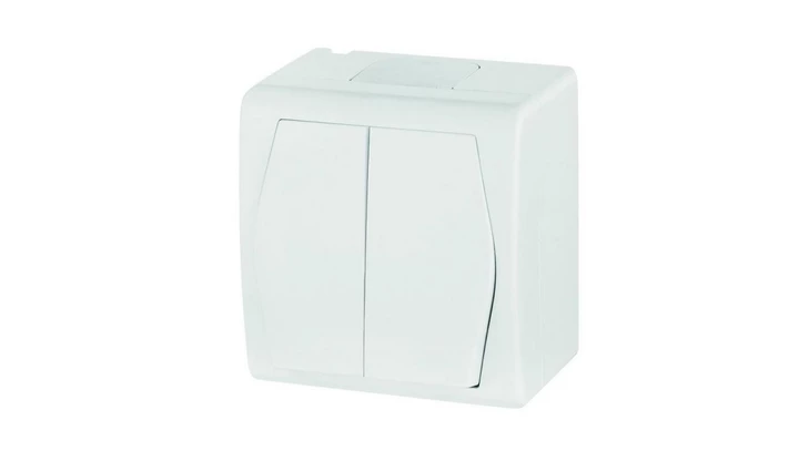 Hermes2 Łącznik hermetyczny świecznikowy 10A IP44 biały 1002-00