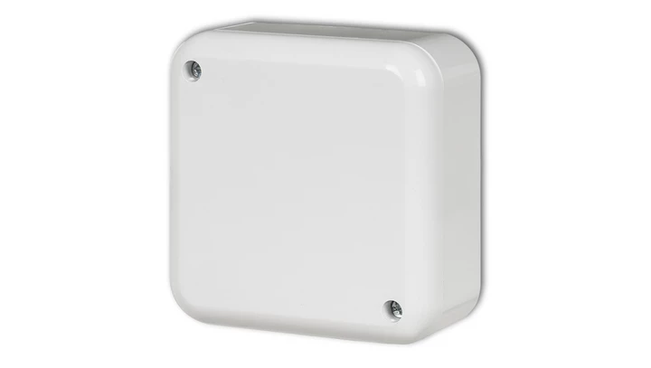 Puszka instalacyjna natynkowa ze złączkami biały PN-1