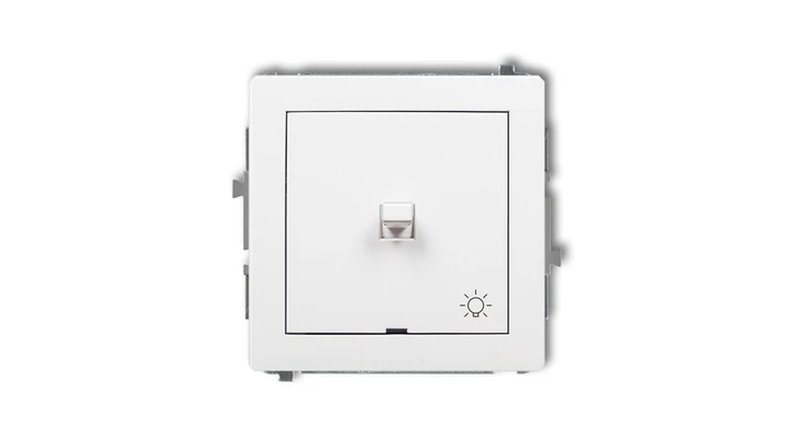 DECO Przycisk /światło/ w stylu amerykańskim biały DWPUS-5