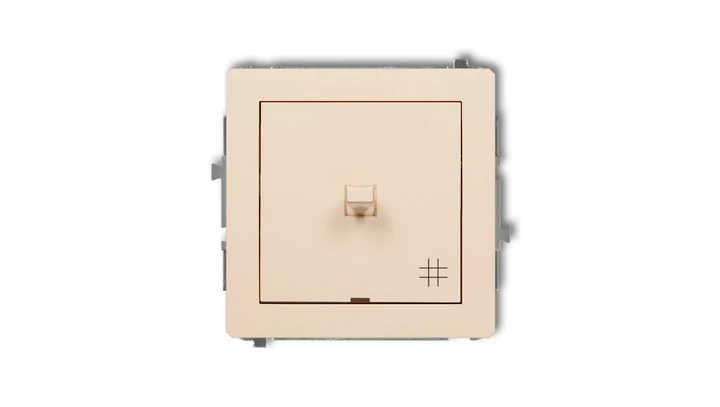 DECO Łącznik krzyżowy w stylu amerykańskim beżowy 1DWPUS-6