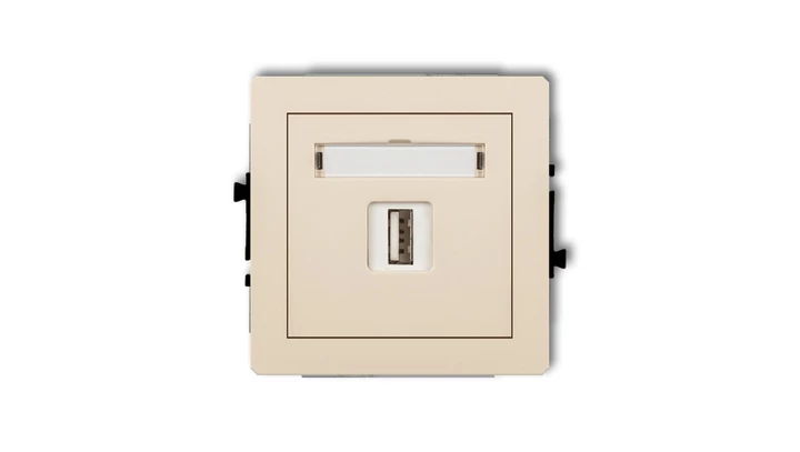 DECO gniazdo pojedyncze USB-AA 3.0 beżowy 1DGUSB-5