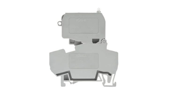 Złączka bezpiecznikowa 4mm2 szara 10A G 5x 30 281-622/281-417 /50szt./