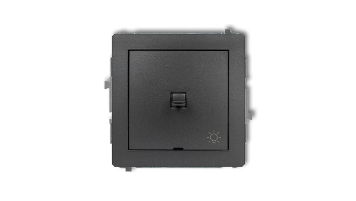 DECO Przycisk /światło/ w stylu amerykańskim grafitowy 11DWPUS-5