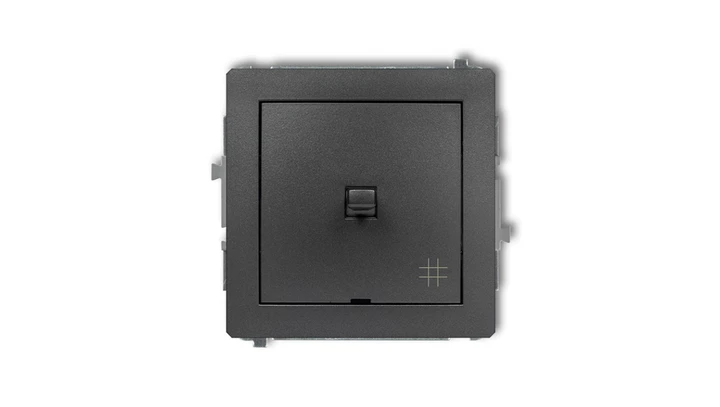 DECO Łącznik krzyżowy w stylu amerykańskim grafitowy 11DWPUS-6