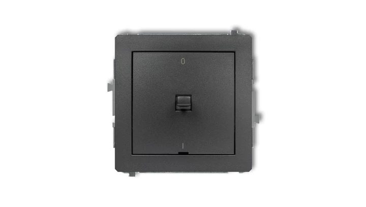 DECO Łącznik dwubiegunowego w stylu amerykańskim grafitowy 11DWPUS-9