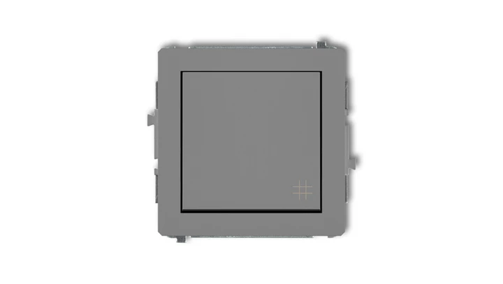 DECO Łącznik krzyżowy szary mat 27DWP-6