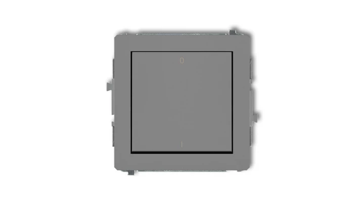 DECO Łącznik dwubiegunowego szary mat 27DWP-9