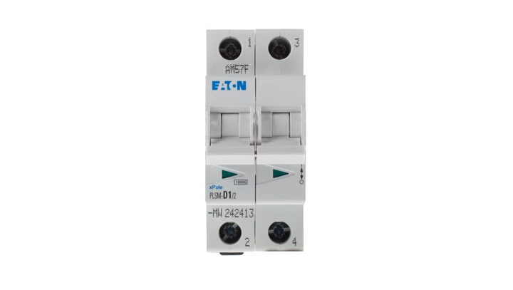 Wyłącznik nadprądowy 2P D 1A 10kA AC PLSM-D1/2-MW 242413
