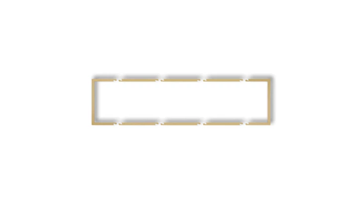 Ramka wypełniająca poczwórna serii DECO złoty 29DRW-4