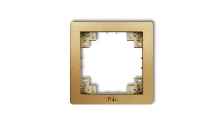Ramka pośrednia do łączników IP44 złoty 29DRPH