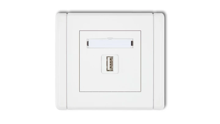 FLEXI Gniazdo pojedyncze USB-AA 3.0 biały FGUSB-5