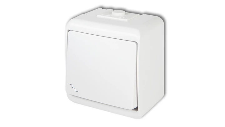 JUNIOR Łącznik schodowy podświetlany biały WHE-3L