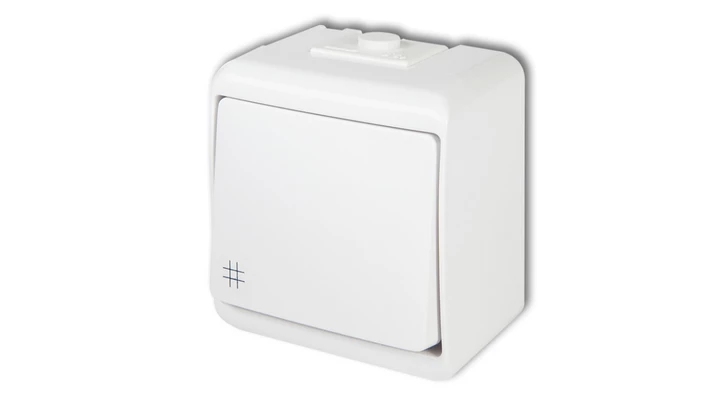 JUNIOR Łącznik krzyżowy podświetlany biały WHE-6L