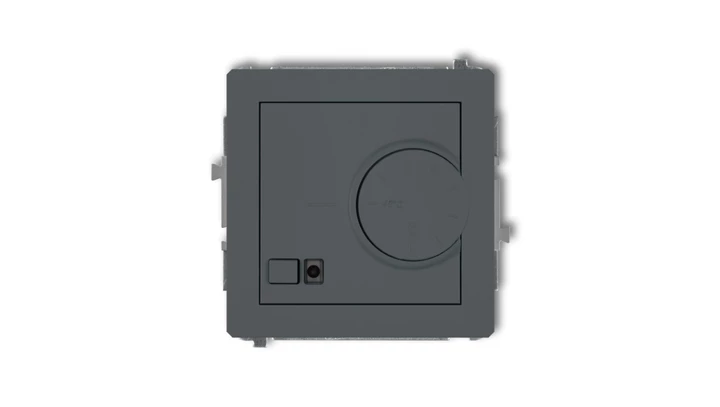 DECO Regulator elektroniczny temperatury z czujnikiem powietrznym grafitowy mat 28DRT-2