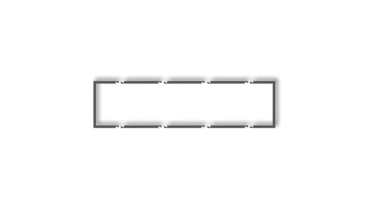 Ramka wypełniająca poczwórna serii DECO grafitowy mat 28DRW-4