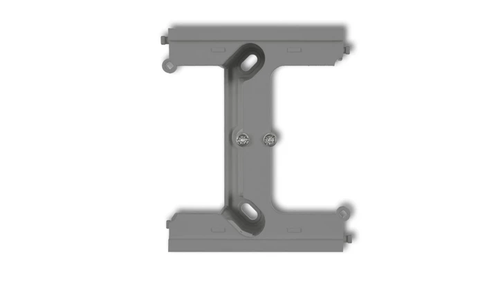 DECO Moduł rozszerzający puszkę natynkową pojedynczą, składaną do ramek wielokrotnych DECO szary mat 27DPU-2