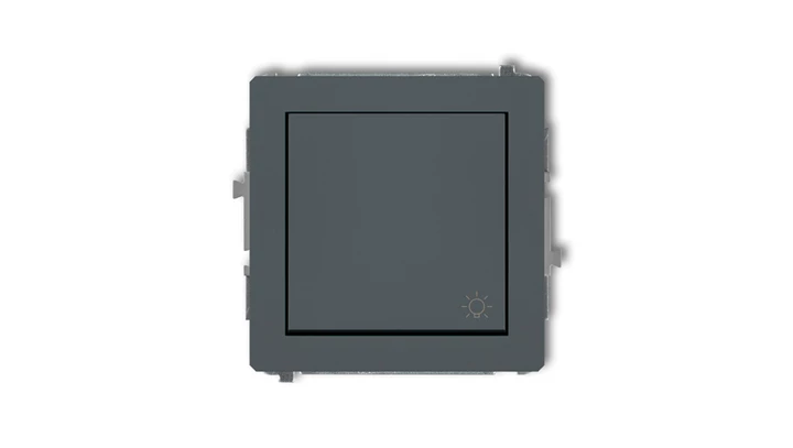 DECO Przycisk /światło/ grafitowy mat 28DWP-5