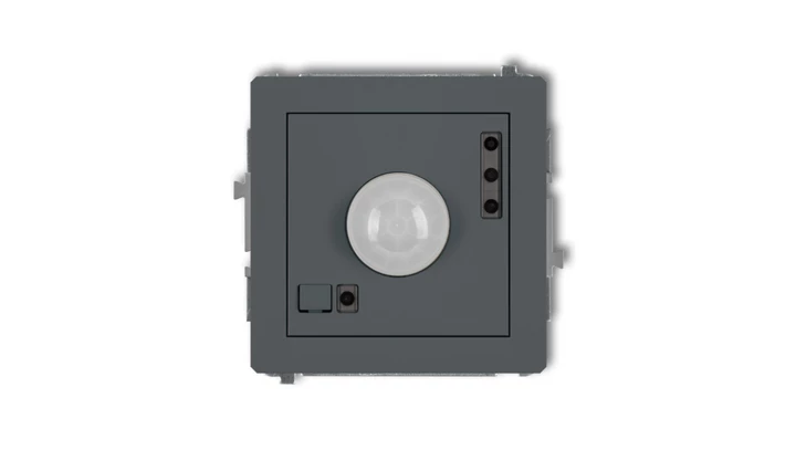 DECO Czujnik elektroniczny ruchu grafitowy mat 28DCR-1